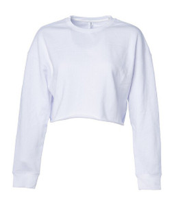 Independent Trading Co. AFX24CRP - Womens Crop Crew Neck Sweatsh