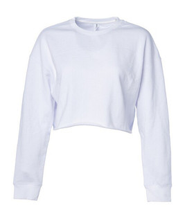 Independent Trading Co. AFX24CRP - Sudadera Crop Crew Neck de mujer