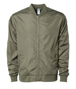 Independent Trading Co. EXP52BMR - Men's Lightweight Bomber Jacket