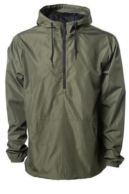 Independent Trading Co. EXP54LWP - Adult Lightweight Pullover Windbreaker Anorak Jacket