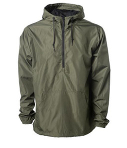 Independent Trading Co. EXP54LWP - Adult Lightweight Pullover Windbreaker Anorak Jacket