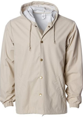 Independent Trading Co. EXP95NB - Water Resistant Hooded Windbreaker Jacket