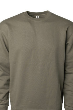 Independent Trading Co. IND3000 - Forro polar grueso de cuello redondo