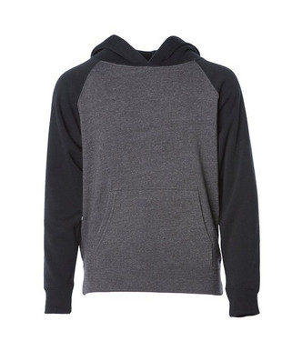 Independent Trading Co. PRM15YSB - Youth Raglan Hooded Pullover