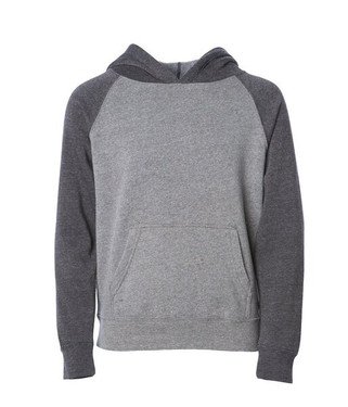 Independent Trading Co. PRM15YSB - Youth Raglan Hooded Pullover