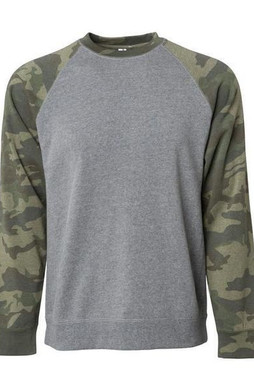 Independent Trading Co. PRM30SBC - Unisex Special Blend Raglan Crewneck Sweatshirt