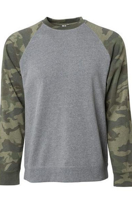 Independent Trading Co. PRM30SBC - Unisex Special Blend Raglan Crewneck Sweatshirt