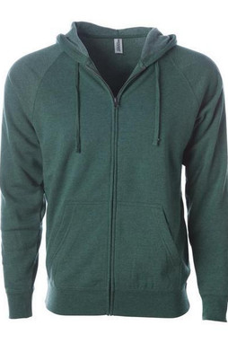 Independent Trading Co. PRM33SBZ - Unisex Special Blend Raglan Hooded Full-Zip Sweatshirt