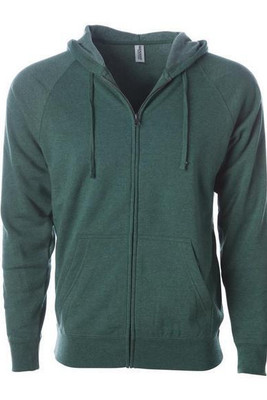 Independent Trading Co. PRM33SBZ - Unisex Special Blend Raglan Hooded Full-Zip Sweatshirt