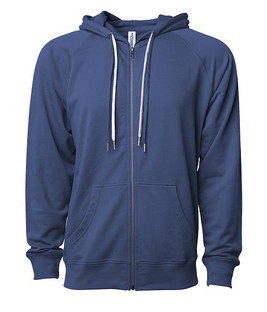 Independent Trading Co. SS1000Z - Unisex Lightweight Loopback Terry Zip Hood