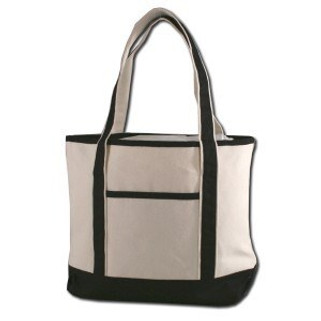 Q-Tees Q125800 - Small Canvas Deluxe Tote Bag