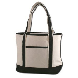 Q-Tees Q1500 - Large Canvas Deluxe Tote