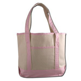 Q-Tees Q1500 - Large Canvas Deluxe Tote