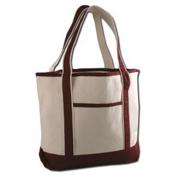 Q-Tees Q1500 - Large Canvas Deluxe Tote