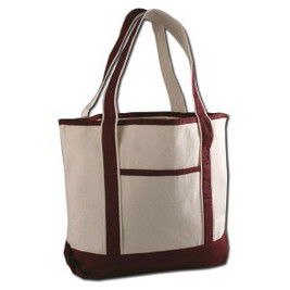 Q-Tees Q1500 - Large Canvas Deluxe Tote