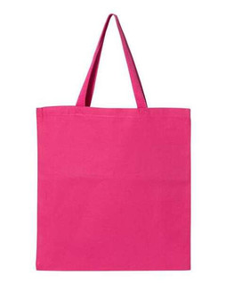 Q-Tees Q800 - Durable Canvas Tote with Reinforced Handles