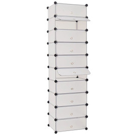vidaXL 295264 - Armoire à chaussures avec 10 compartiments