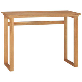 vidaXL 3006352 - Bureau 100x45x75 cm Bois de teck massif