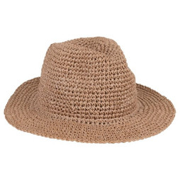 Claps 13033 - Raffia Paperista Valmistettu Panama-hattu Mukautettavalla Merkillä
