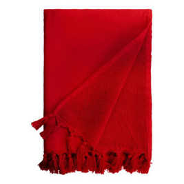 Claps 14091 - Nemophila Luxury Dual-Layer Sponge Towel with Fringes