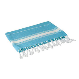 Claps 14113 - Striped Pareo Towel with Decorative Knotted Fringes