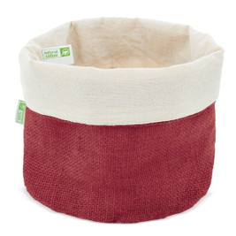 Claps 17371 - Chiampo Naturlig Bomuld og Jute Brødkurv