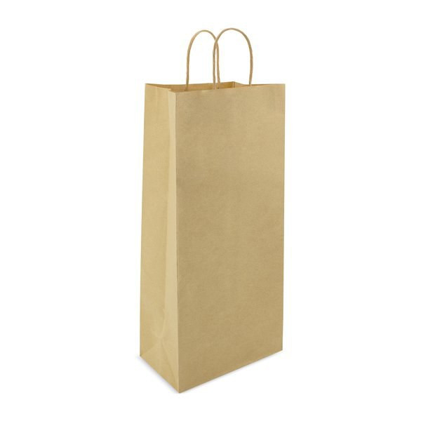 Claps 17402 - Natürliche Papiertüte mit Verstärkten Griffen