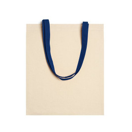 Claps 17467 - Cotton Shopper Bag with Colorful Handles