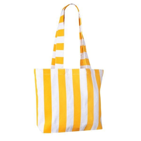 Claps 17554 - Eco-Friendly Striped Cotton Shopper Bag