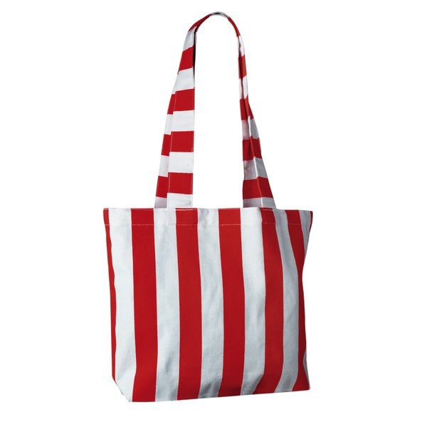 Claps 17554 - Eco-Friendly Striped Cotton Shopper Bag