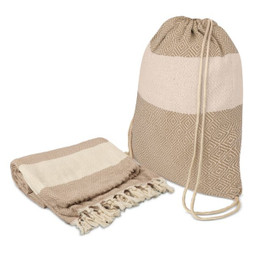 Claps 18097 - Pareo Handtuch mit Integriertem Rucksack