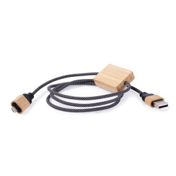 Claps 26737 - Eco-Friendly Bamboo Charging Cable