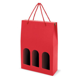 Claps 29381 - Three-Compartment Bottle Carrier with Handles