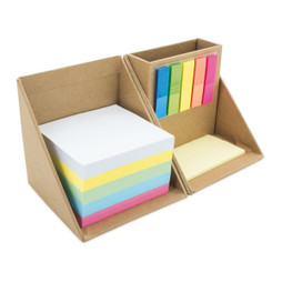 Claps 29383 - Colorful Cube Memo Holder with Sticky Notes