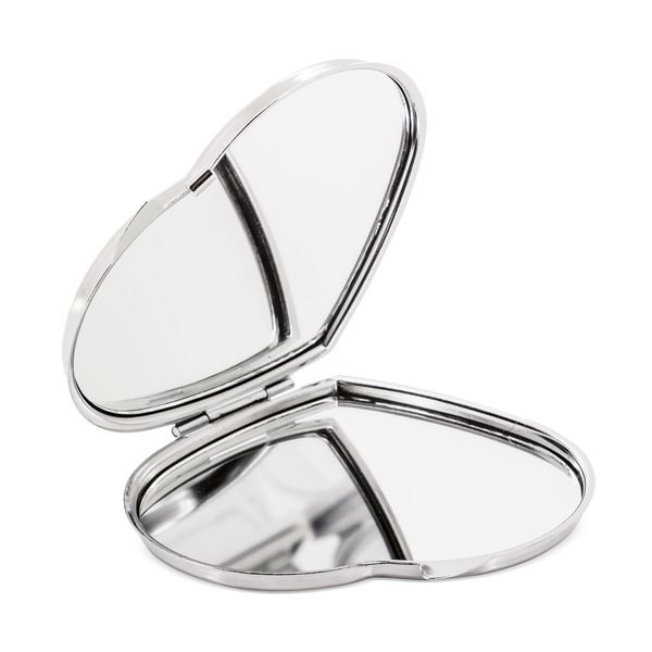 Claps 42089 - Heart-Shaped Galvanized Iron Mirror