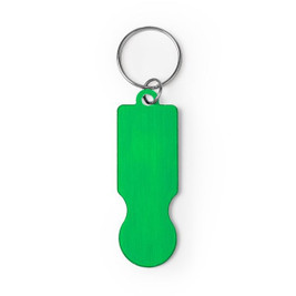 Claps 46206 - Eco-Friendly Shopping Cart Coin Keychain
