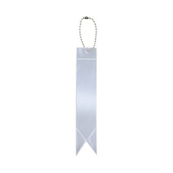 Claps 46211 - Polyester Reflective Keychain with Chain