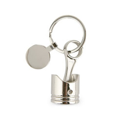 Claps 46222 - Piston Keychain with Customizable Metal Charm