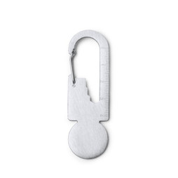 Claps 47175 - Multifunctional Keychain with Carabiner and Shopping Coin