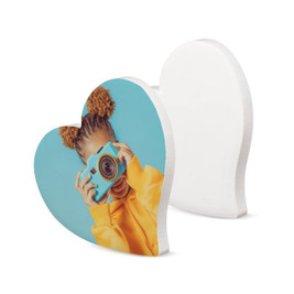 Claps 49162 - Heart-Shaped Ceramic Magnet