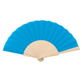 Claps 50154 - Houten Ventilator met Kleurrijke Stof