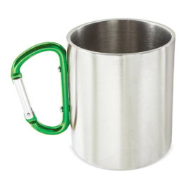 Claps 52297 - Rostfritt Stålmugg med Karbinhake