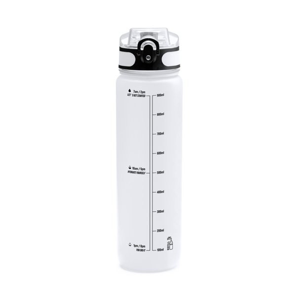 Claps 52300 - Clear Tritan Water Bottle with Handy Carry Strap