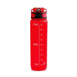 Claps 52300 - Clear Tritan Water Bottle with Handy Carry Strap