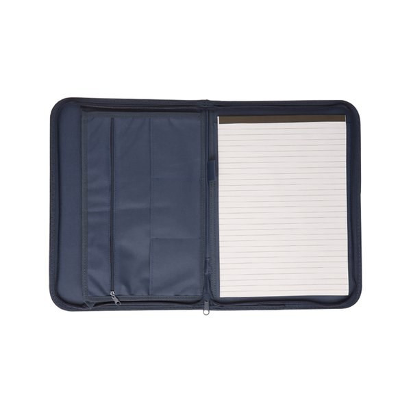 Claps 62032 - Versatile Zipper Portfolio with Notepad