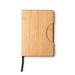 Claps 62081 - Bamboo Notebook with Mobile Stand