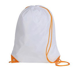 Claps 64093 - Vibrant Polyester Drawstring Backpack with Reinforcement