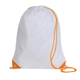 Claps 64093 - Vibrant Polyester Drawstring Backpack with Reinforcement