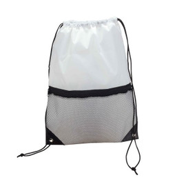 Claps 64188 - Zaino con Coulisse e Tasca Frontale in Rete