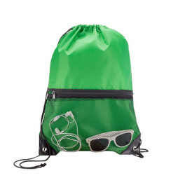 Claps 64188 - Drawstring Backpack with Front Mesh Pocket